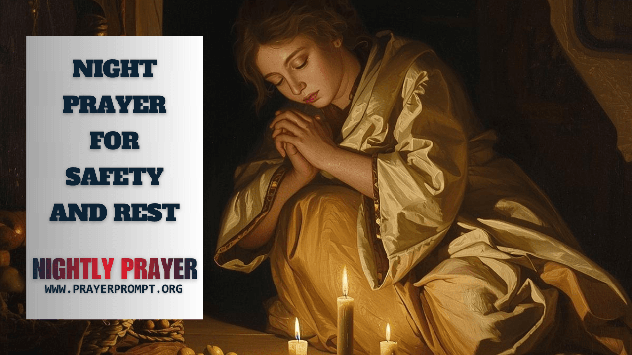 Your Night Prayer for Safety and Rest 5 night Prayer for Safety and Rest