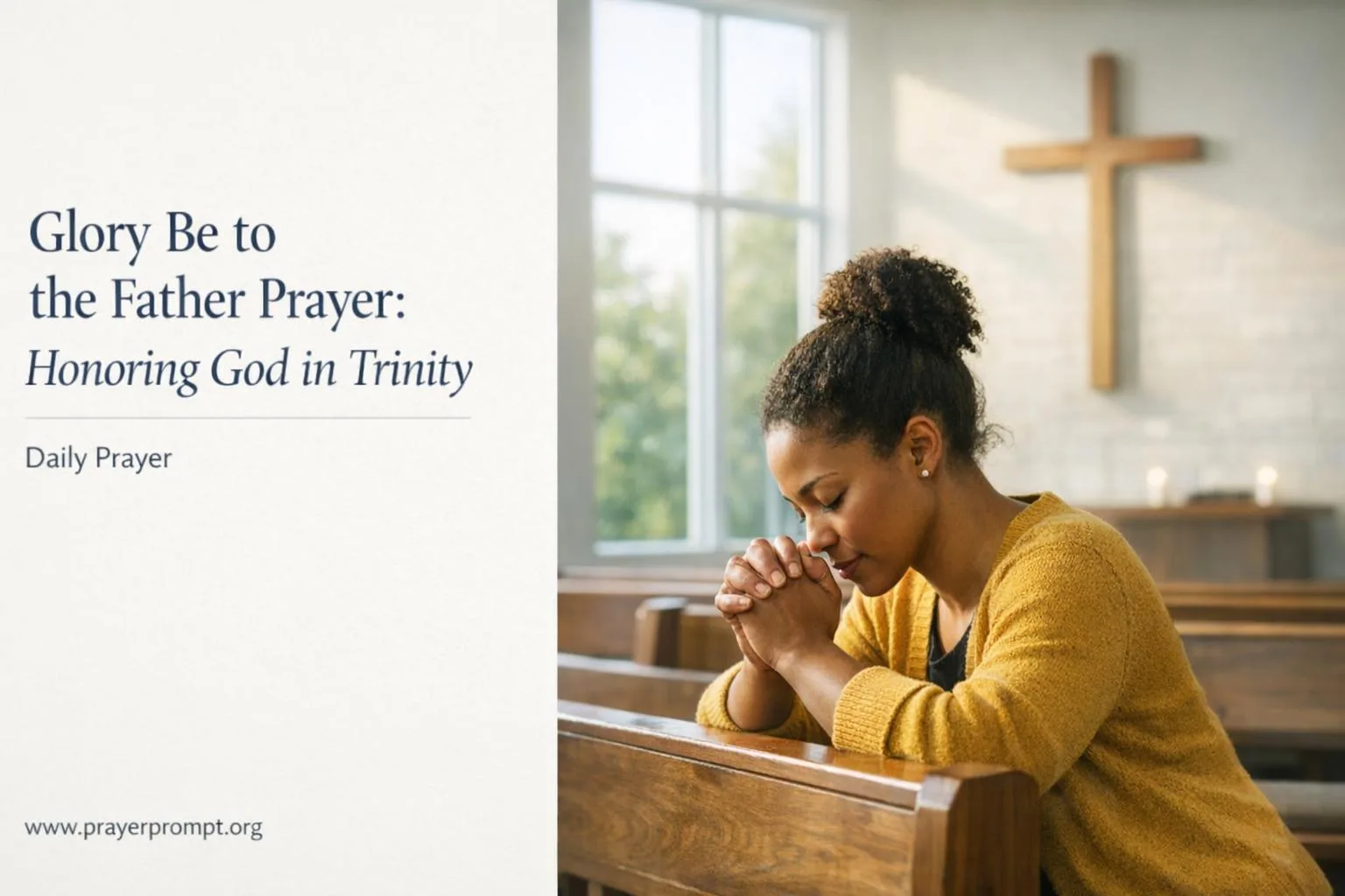 Glory Be to the Father Prayer: Honoring God in Trinity
