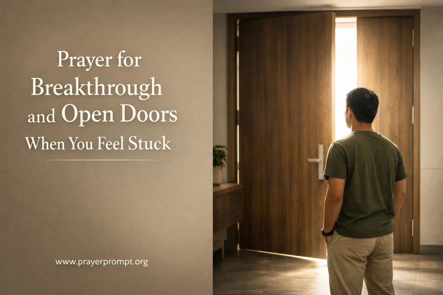 Prayer for Breakthrough and Open Doors When You Feel Stuck