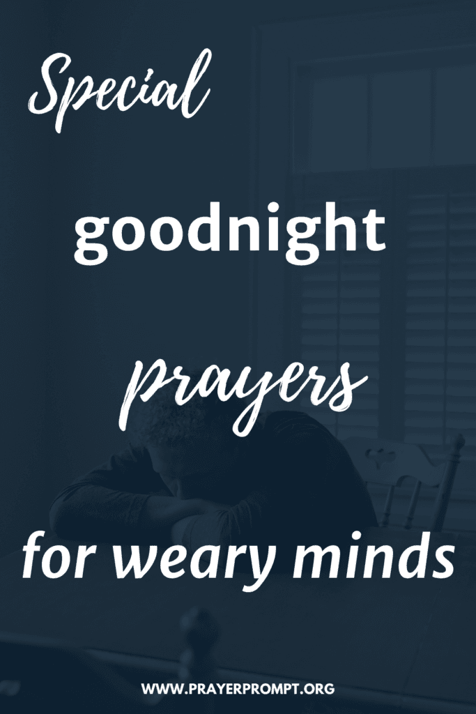 Night prayer for Gods perfect peace