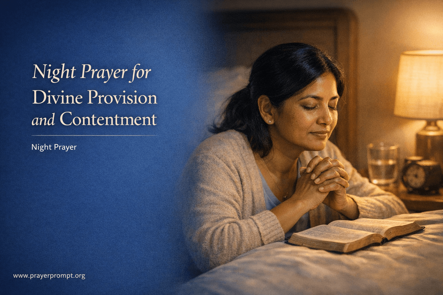 Your Night Prayer for Divine Provision and Contentment