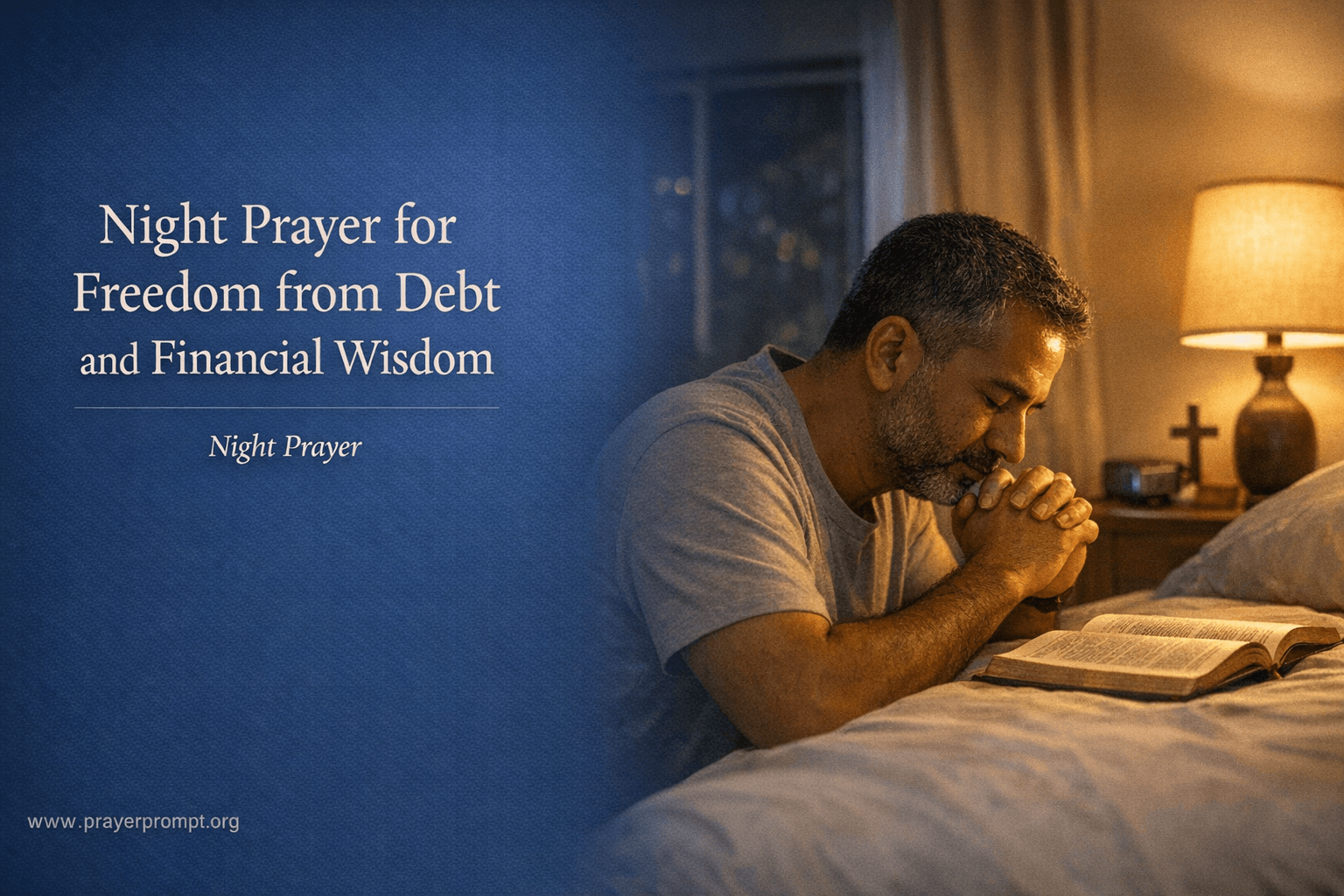 Your Night Prayer for Freedom from Debt and Financial Wisdom