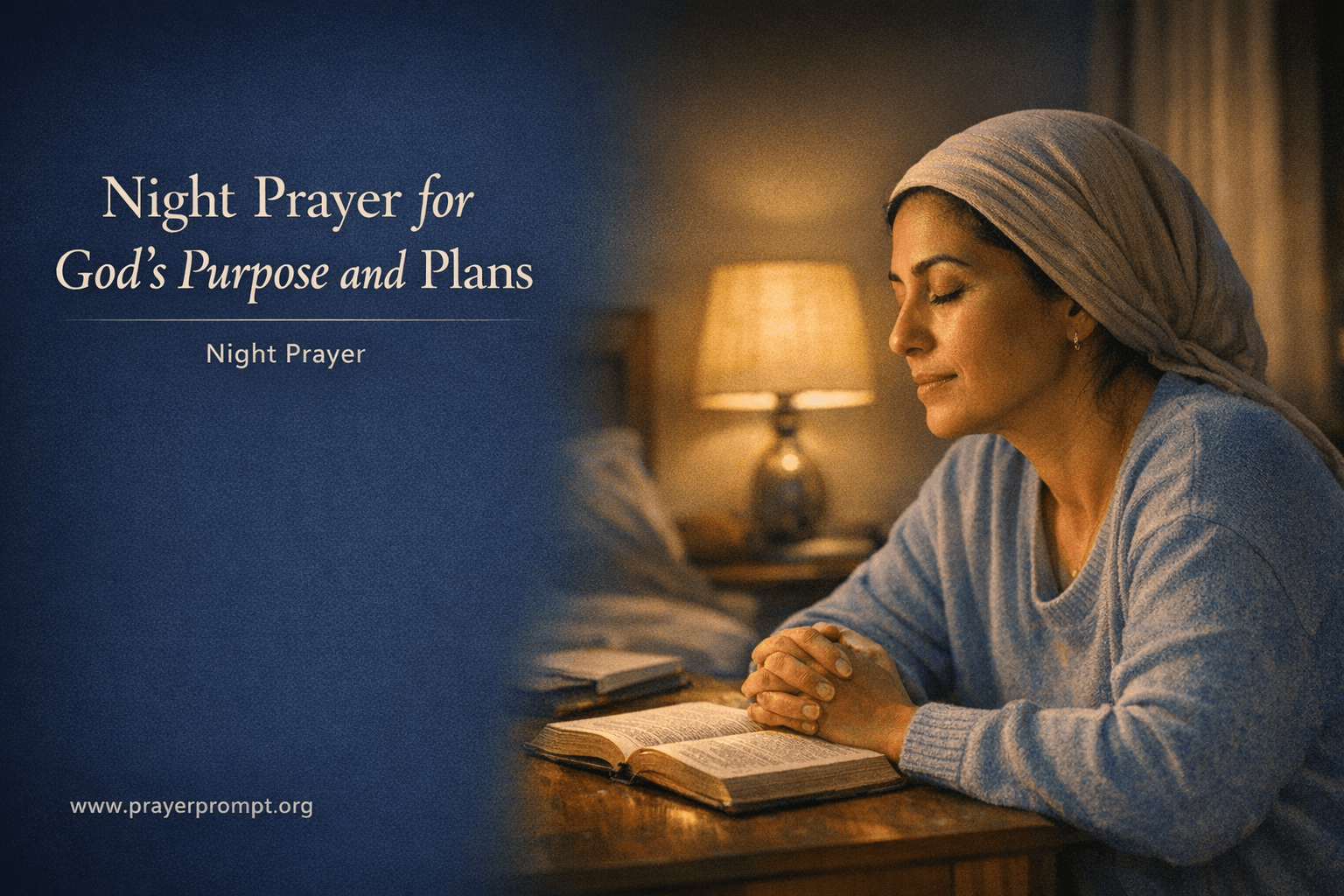 Your Night Prayer for God's Purpose and Plans 1 Your Night Prayer for God’s Purpose and Plans
