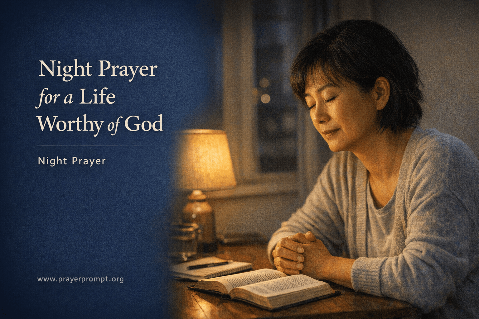Your Night Prayer for a Life Worthy of God 2 Your Night Prayer for a Life Worthy of God