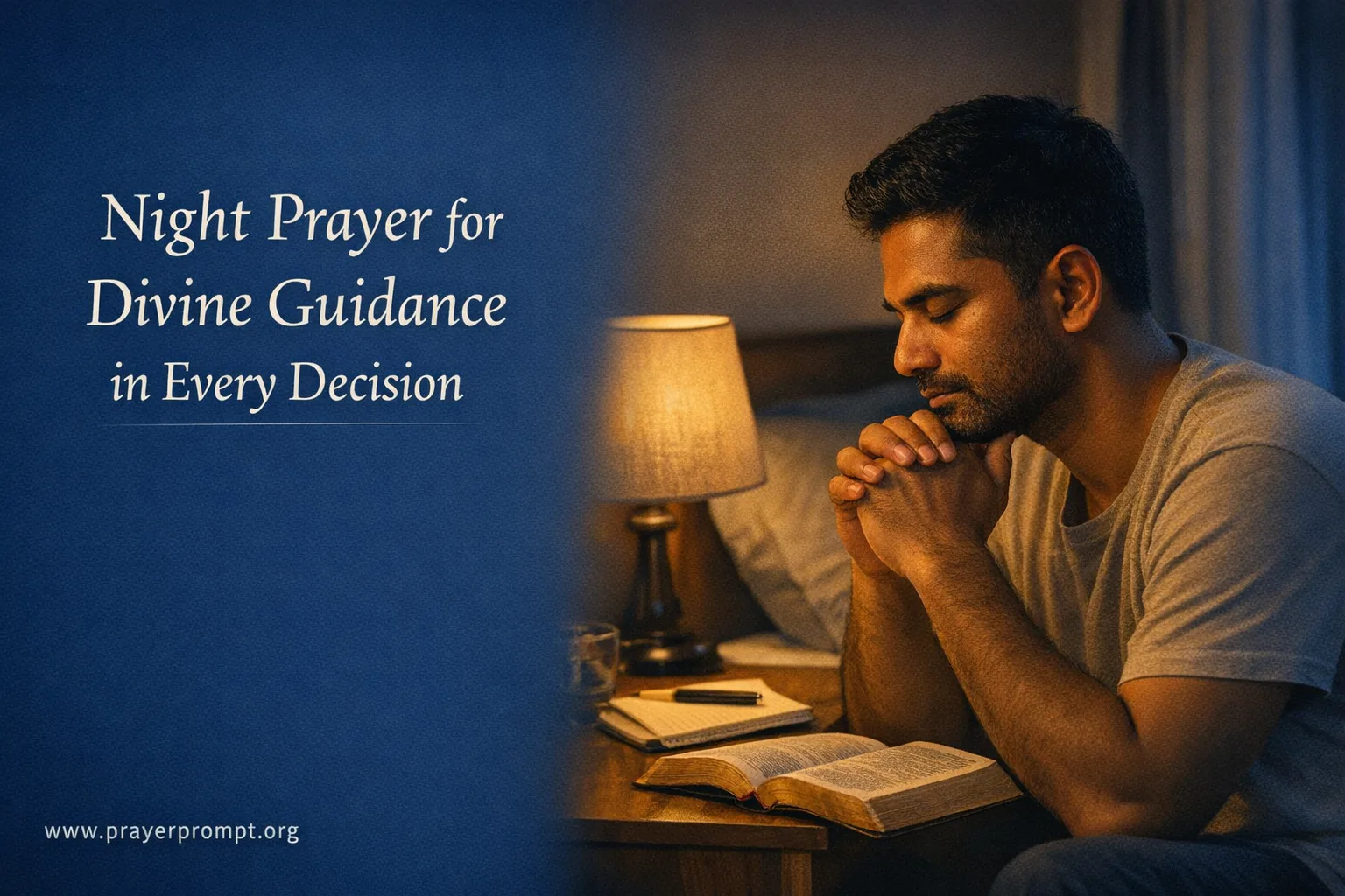 Your Night Prayer for God’s Divine Guidance in Every Decision