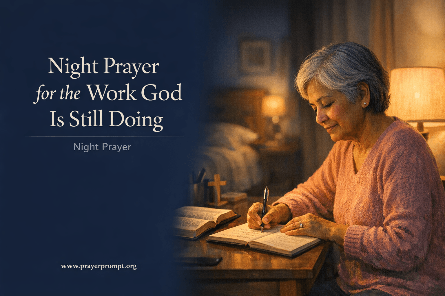 Your Night Prayer for the Work God Is Still Doing