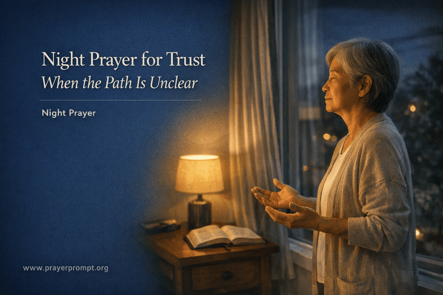 Your Night Prayer for Trust When the Path Is Unclear