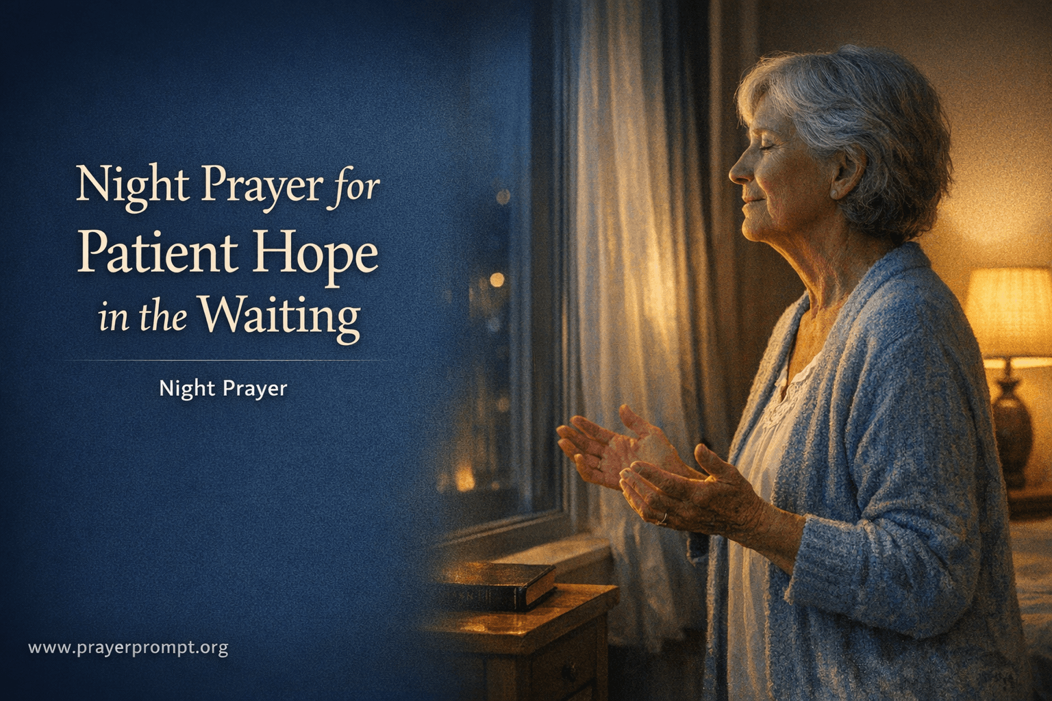 Your Night Prayer for Patient Hope in the Waiting