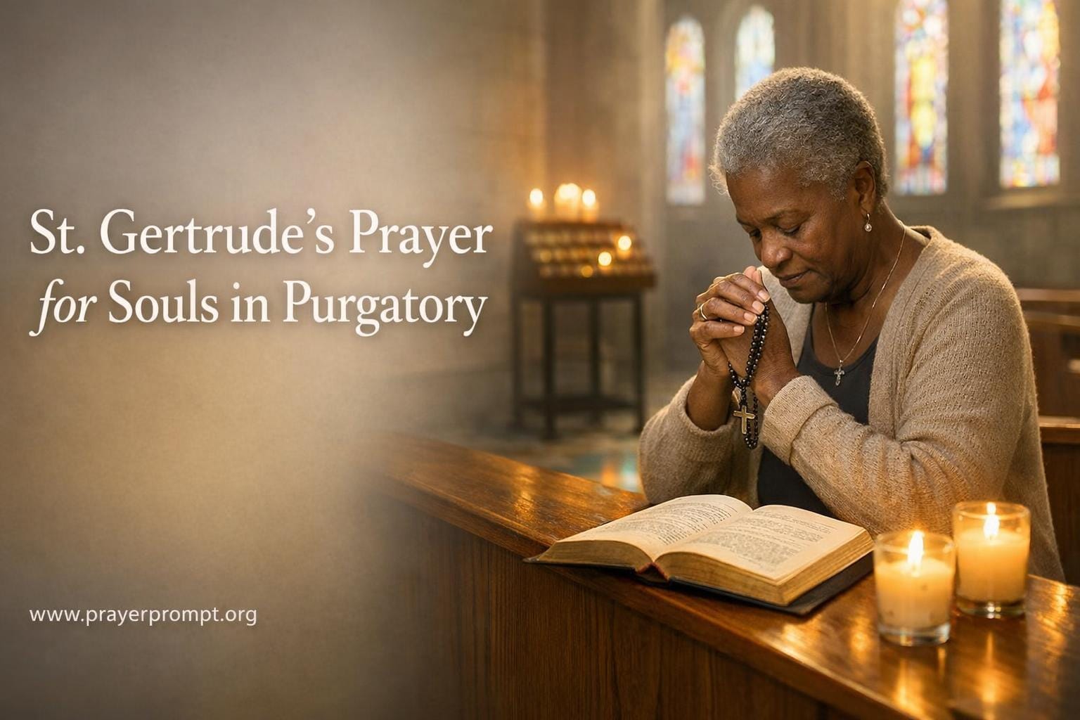 St Gertrude Prayer for Souls in Purgatory: Powerful Catholic Intercession 1 St Gertrude Prayer for Souls in Purgatory: Powerful Catholic Intercession