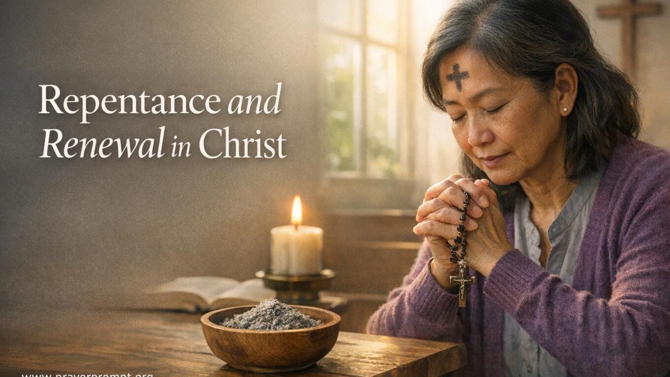 Ash Wednesday Prayer for Repentance and Renewal 1 Ash Wednesday Prayer for Repentance and Renewal