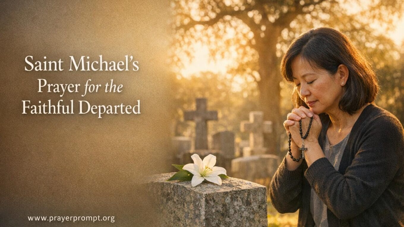 Catholic Prayer for the Dead: Prayer to Saint Michael the Archangel for Eternal Rest