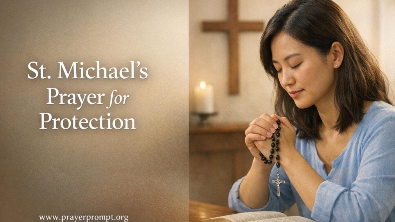 Prayer to St. Michael the Archangel: Powerful Catholic Prayer for Protection