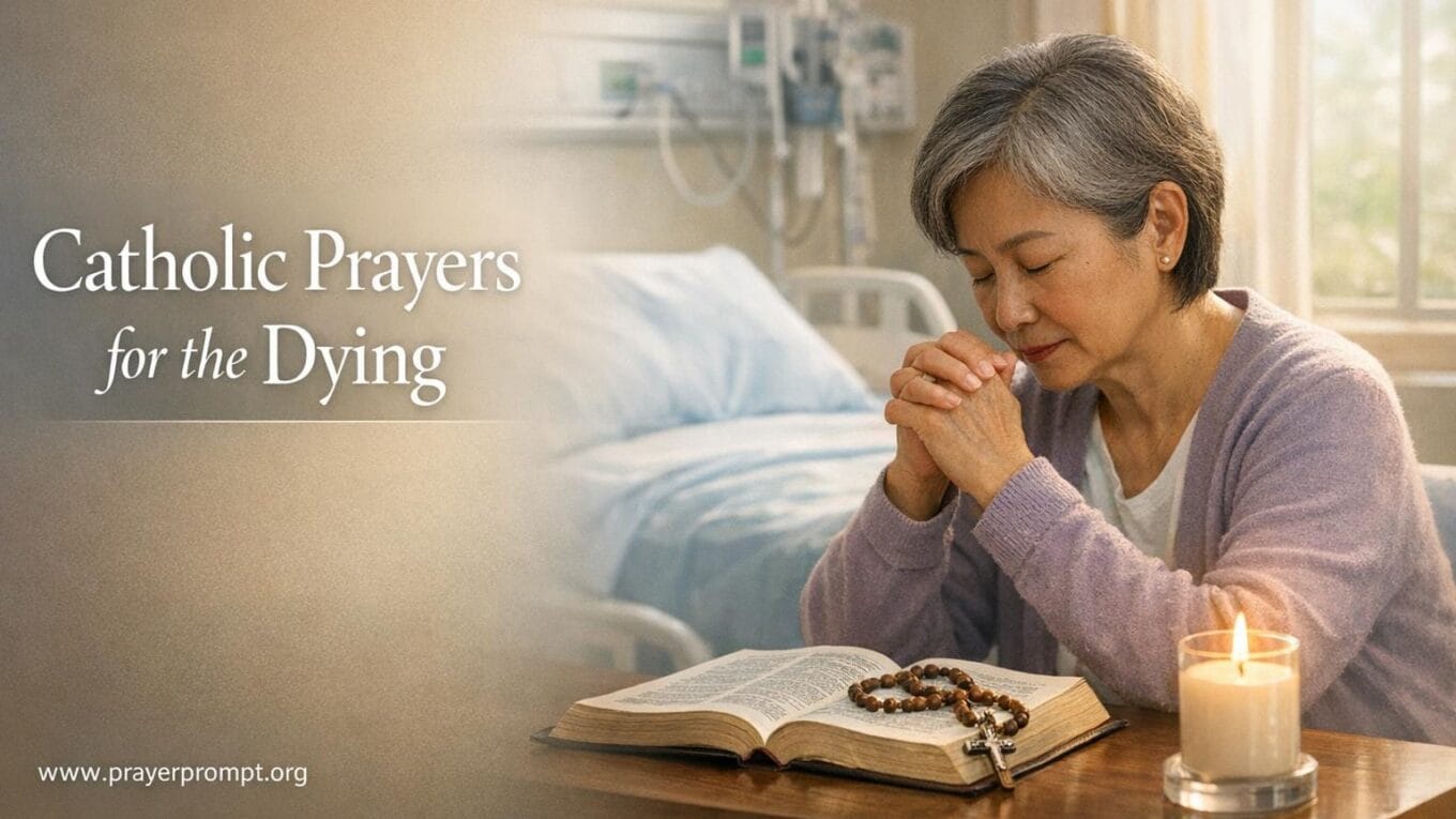 7 Beautiful Catholic Prayers for the Dying - Comfort and Peace in Final Hours 1 7 Beautiful Catholic Prayers for the Dying – Comfort and Peace in Final Hours
