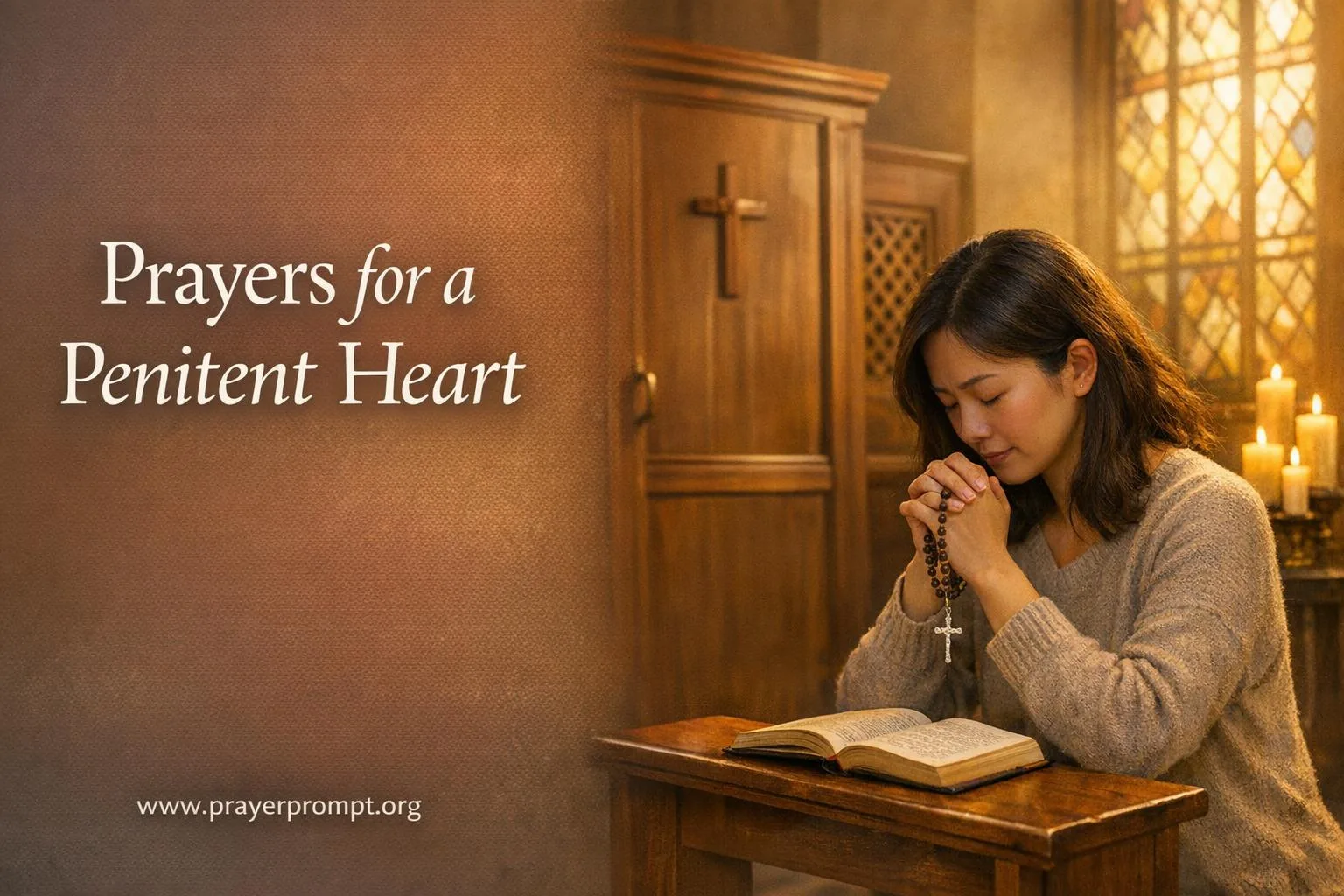 7 Traditional Catholic Confession Prayers for Preparation and Reconciliation