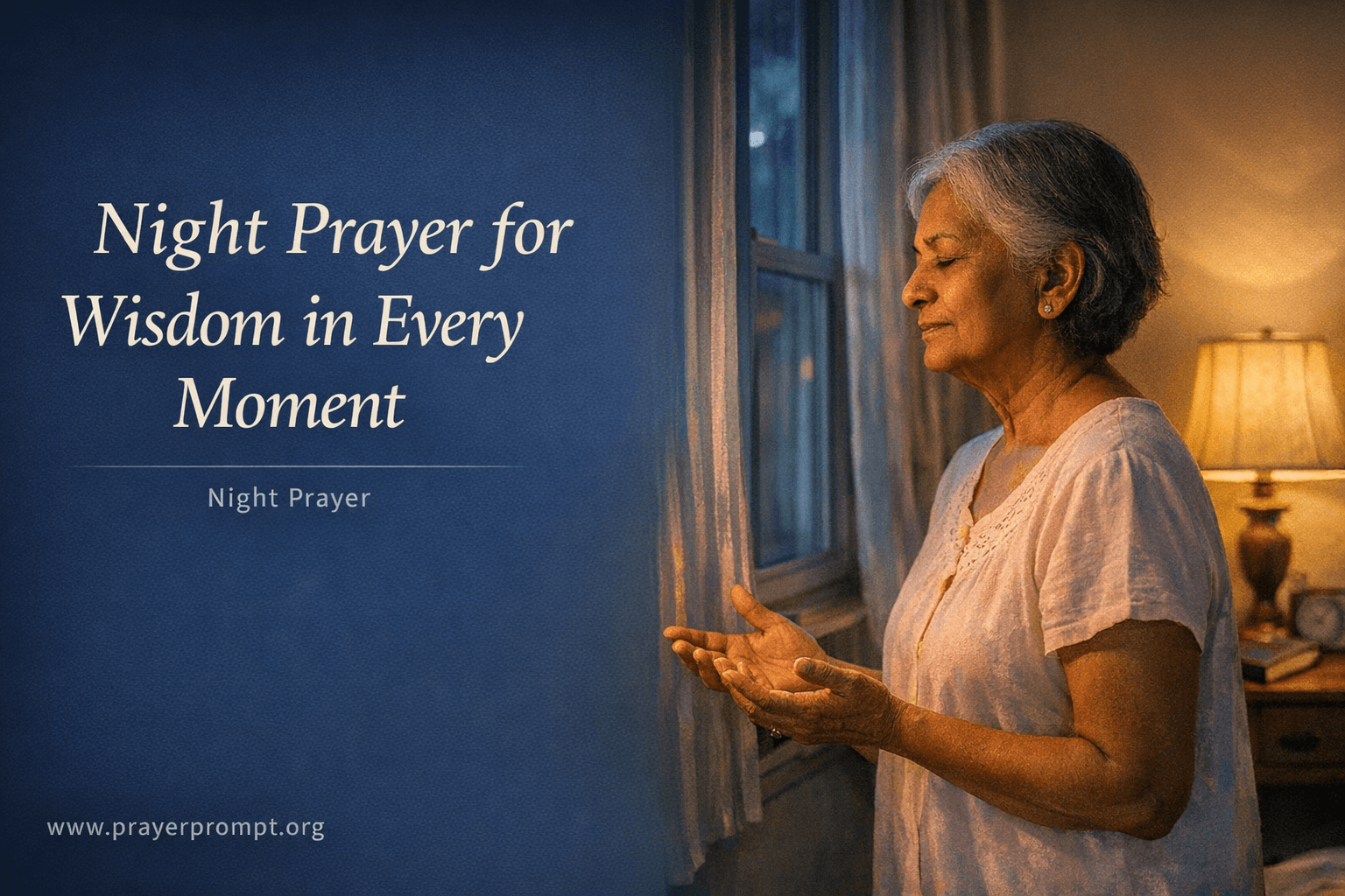 Your Night Prayer for Wisdom in Every Moment