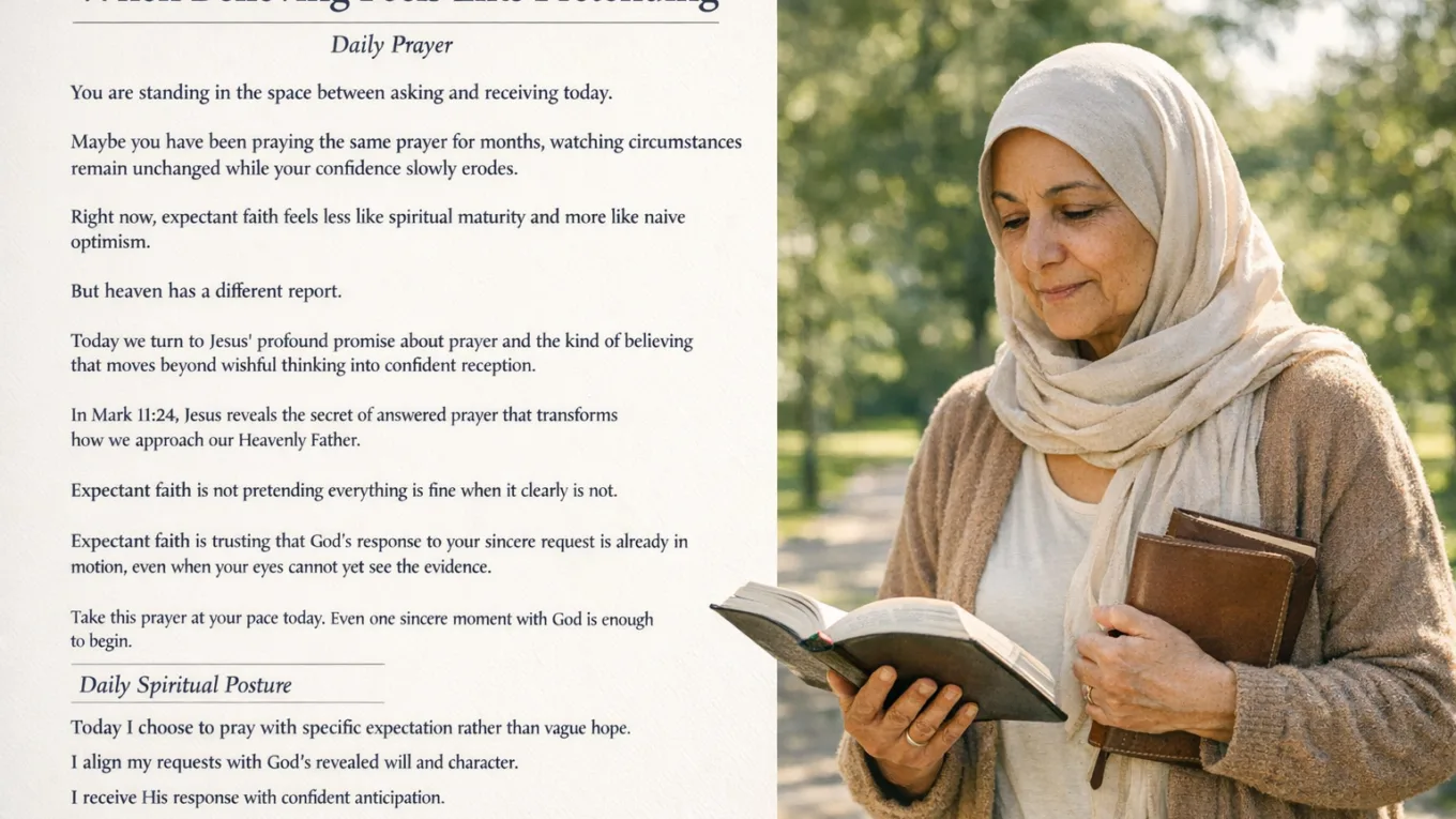 Daily Prayer for March 24 2026: Praying with Expectant Faith