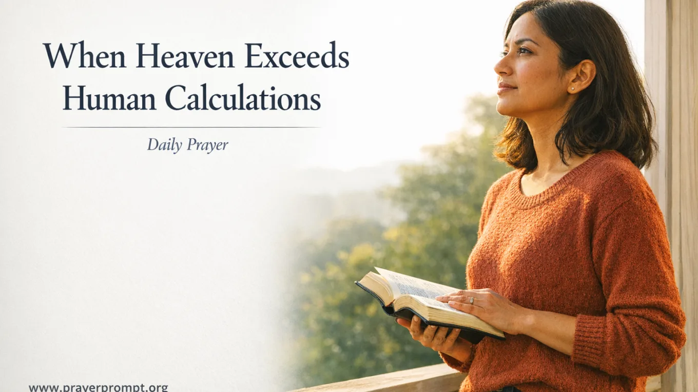 Daily Prayer for April 5 2026: Exceeding Expectations Through Divine Reversal