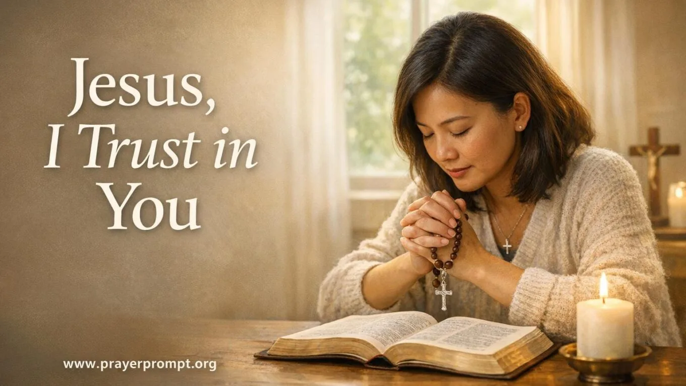Jesus I Trust In You Prayer: Finding Peace Through Divine Mercy