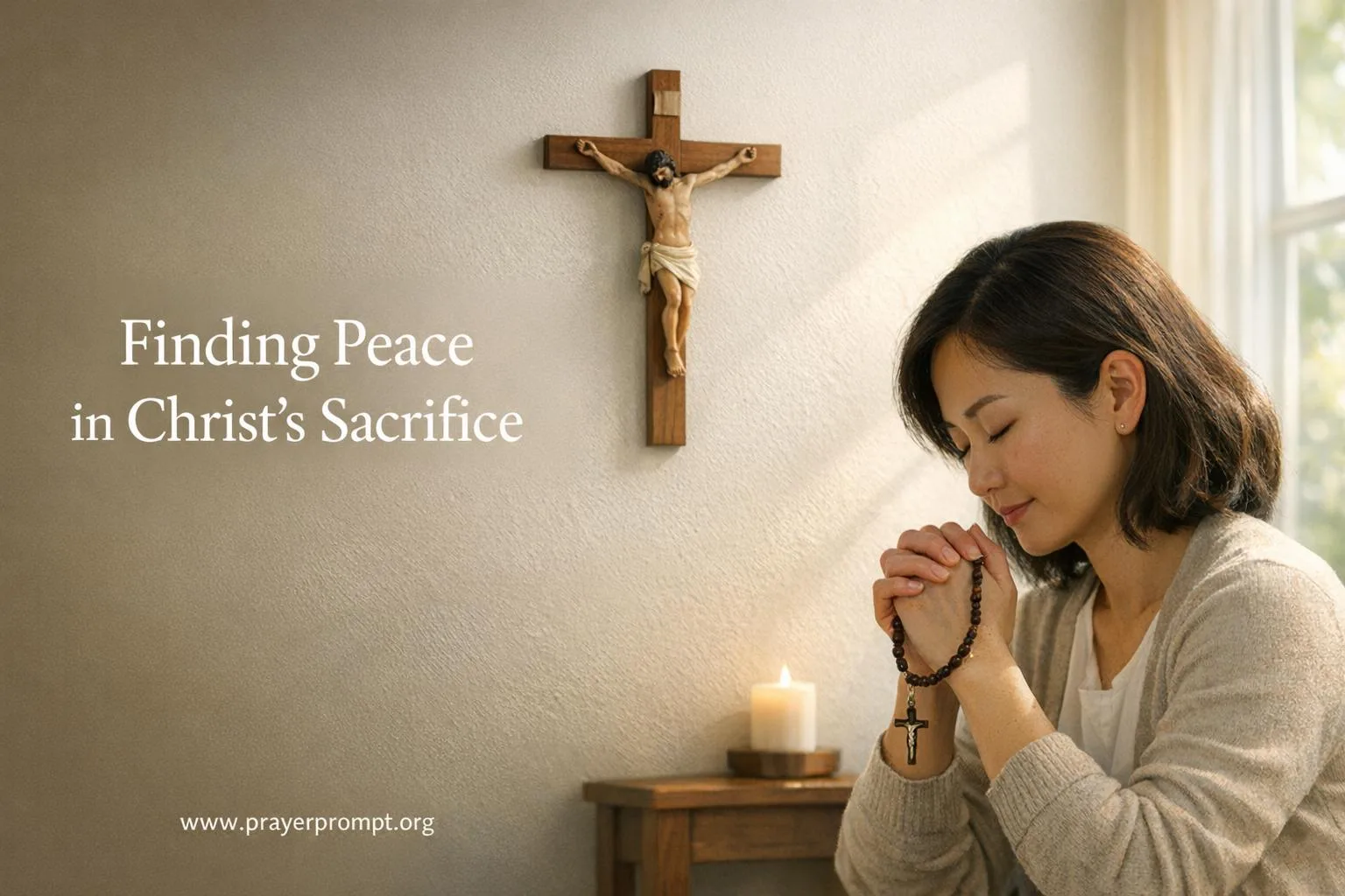 Prayer Before a Crucifix: Finding Peace and Grace in Christ’s Sacrifice