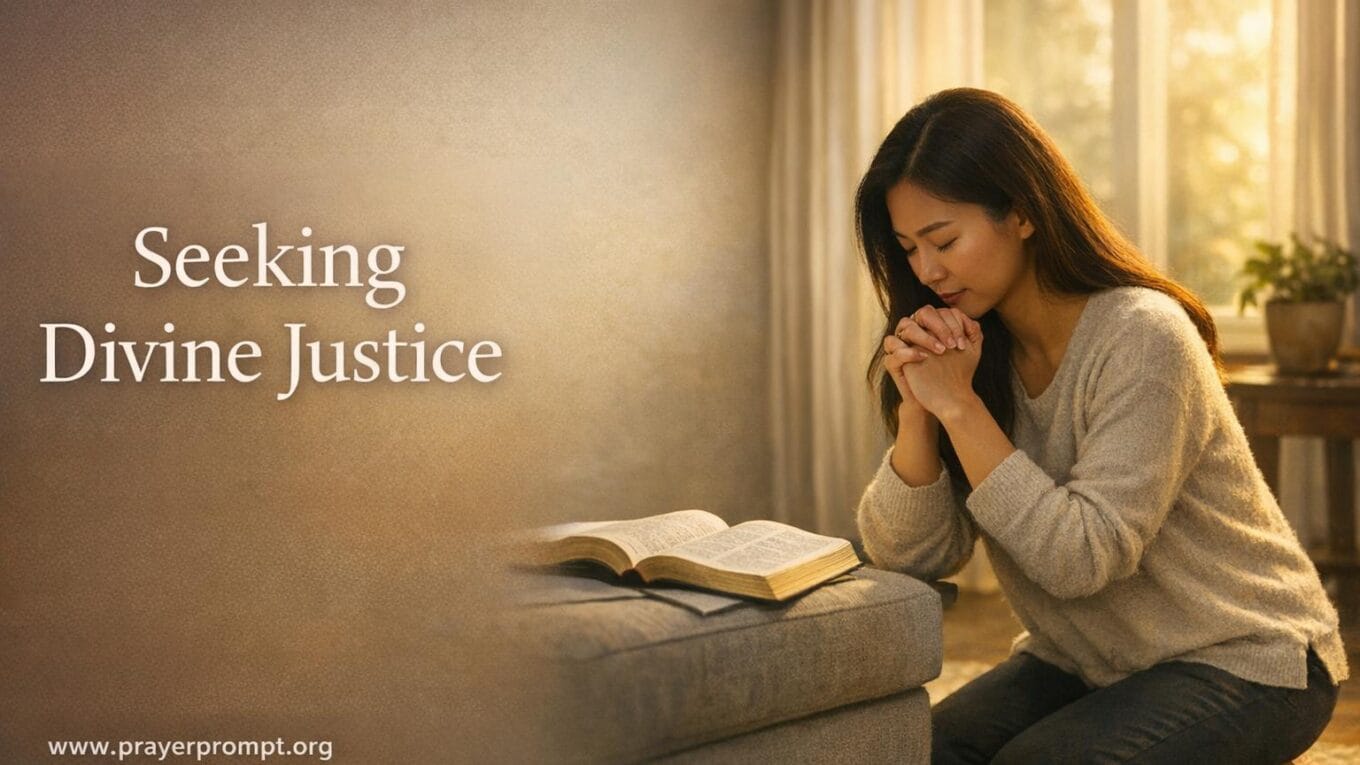 Prayer for Divine Justice: Presenting Your Case Before the Lord of Hosts 1 Prayer for Divine Justice: Presenting Your Case Before the Lord of Hosts
