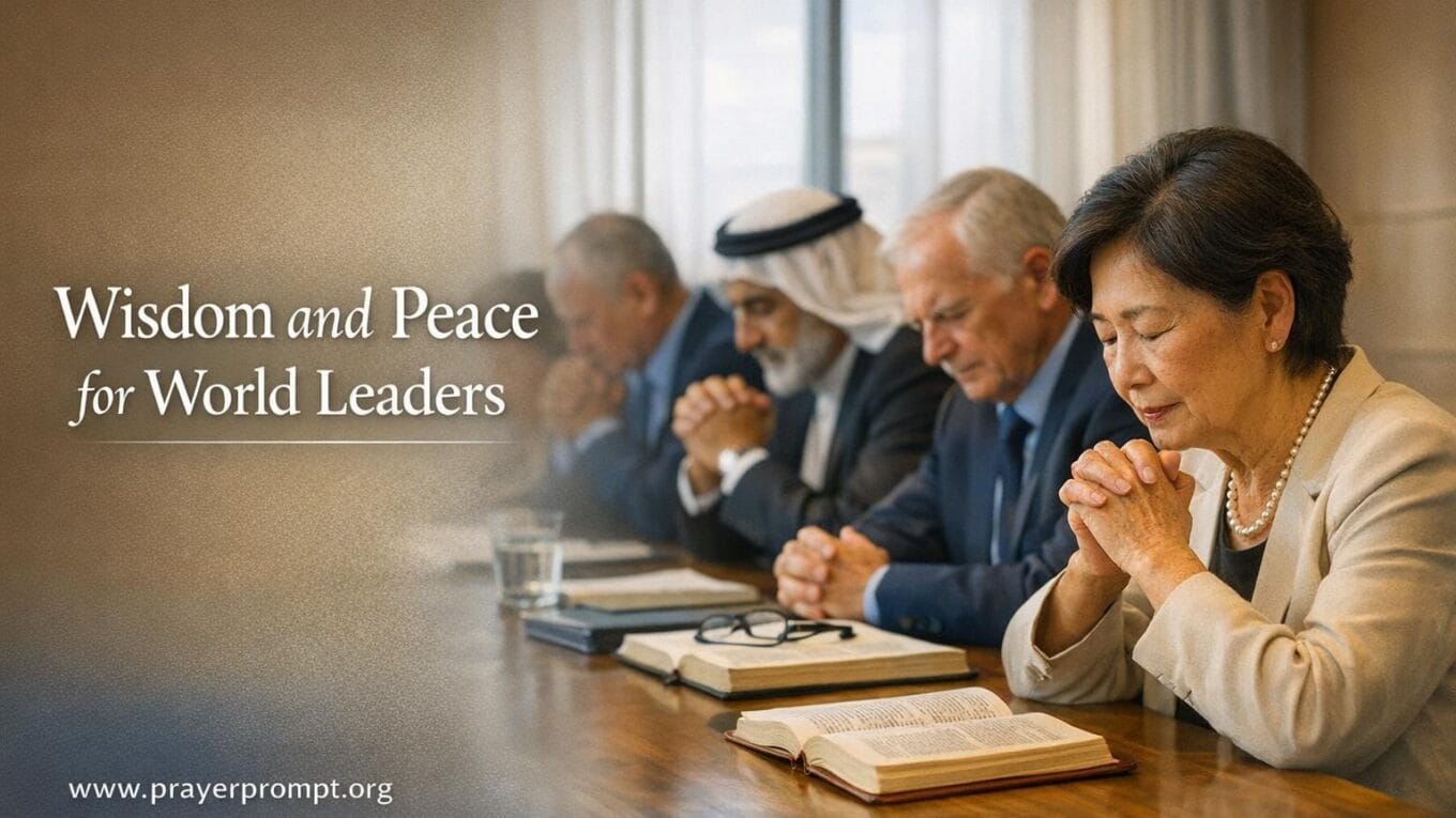 Prayer Points for Wisdom for World Leaders During Global Conflict 1 Prayer Points for Wisdom for World Leaders During Global Conflict