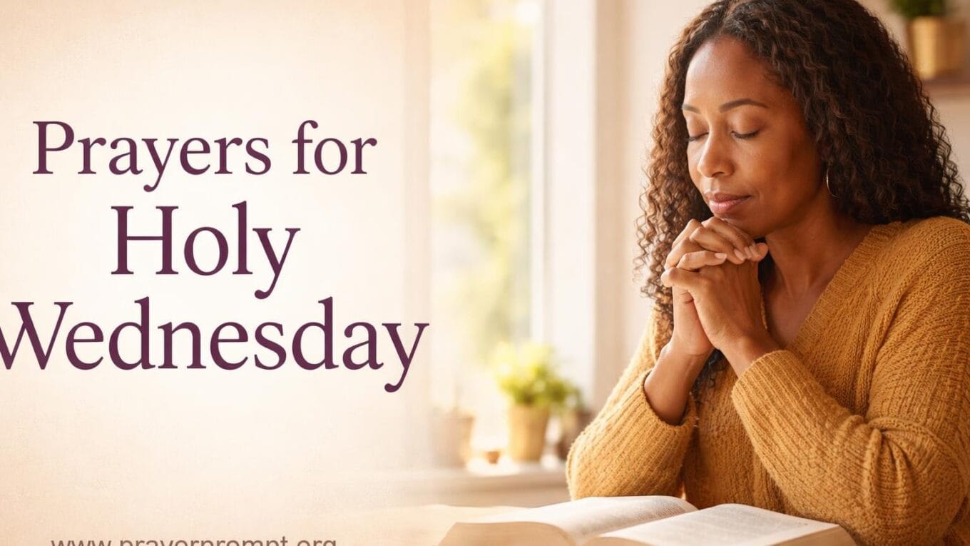 15 Powerful Prayers for Holy Wednesday: Preparing Your Heart for Easter 1 15 Powerful Prayers for Holy Wednesday: Preparing Your Heart for Easter