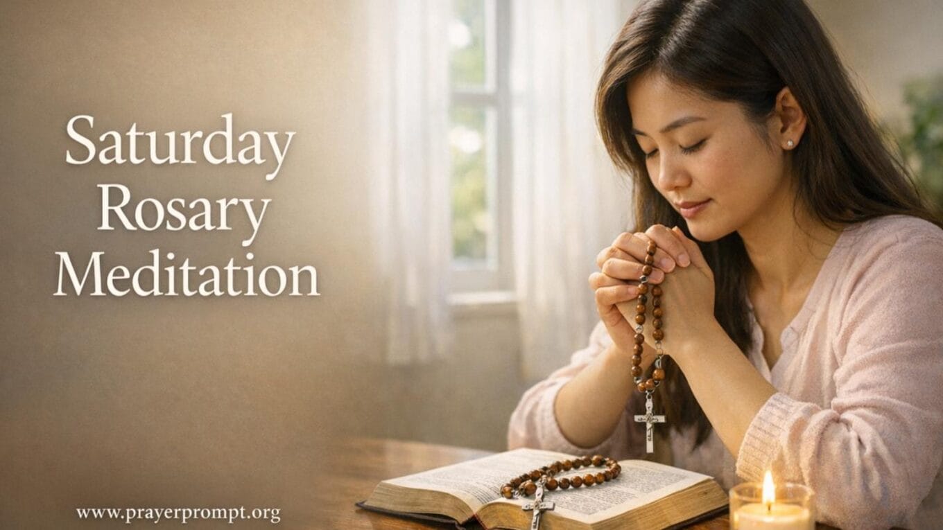 Saturday Rosary Prayer: Sacred Catholic Meditation for Weekend Devotion 1 Saturday Rosary Prayer: Sacred Catholic Meditation for Weekend Devotion