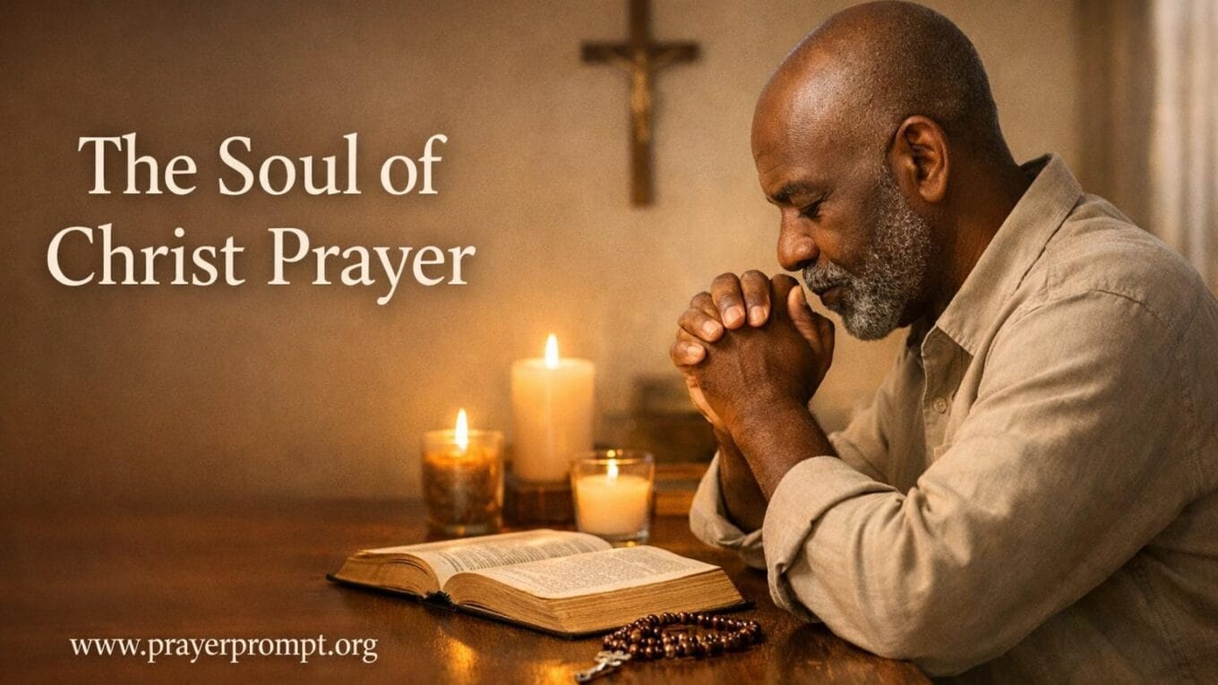 Soul of Christ Prayer: Finding Unity and Divine Protection Through Medieval Devotion 1 Soul of Christ Prayer: Finding Unity and Divine Protection Through Medieval Devotion