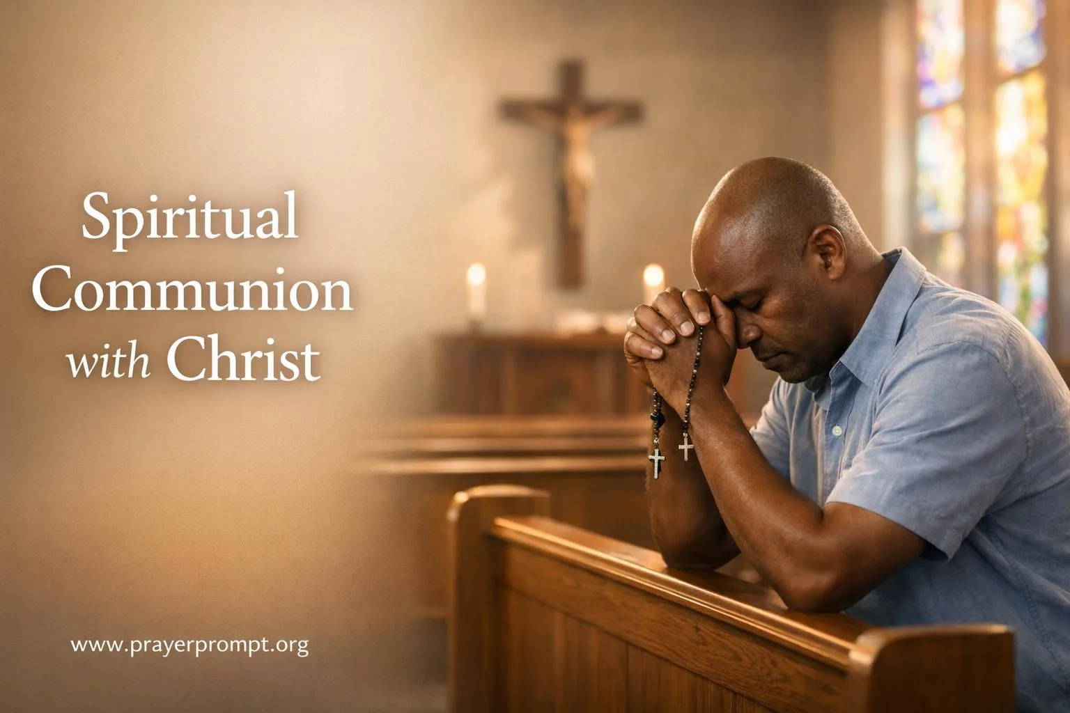 Spiritual Communion Prayer Catholic: Drawing Closer to Christ’s Heart