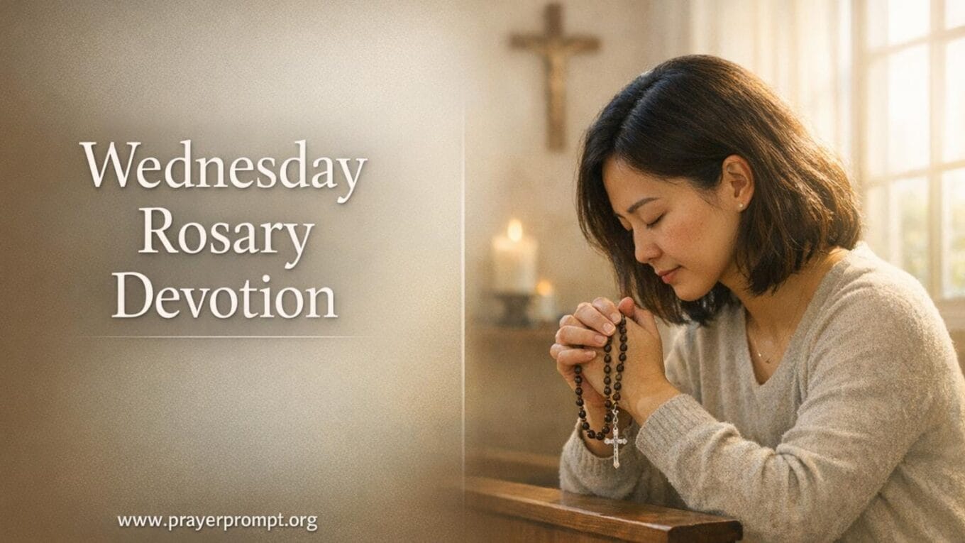 Wednesday Rosary Prayer: Sacred Catholic Meditation for Midweek Devotion