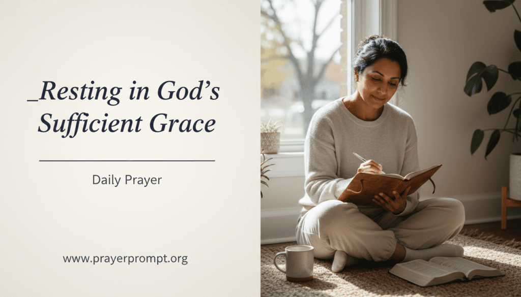 Daily Prayer for April 28, 2026: Sufficient Grace | PrayerPrompt