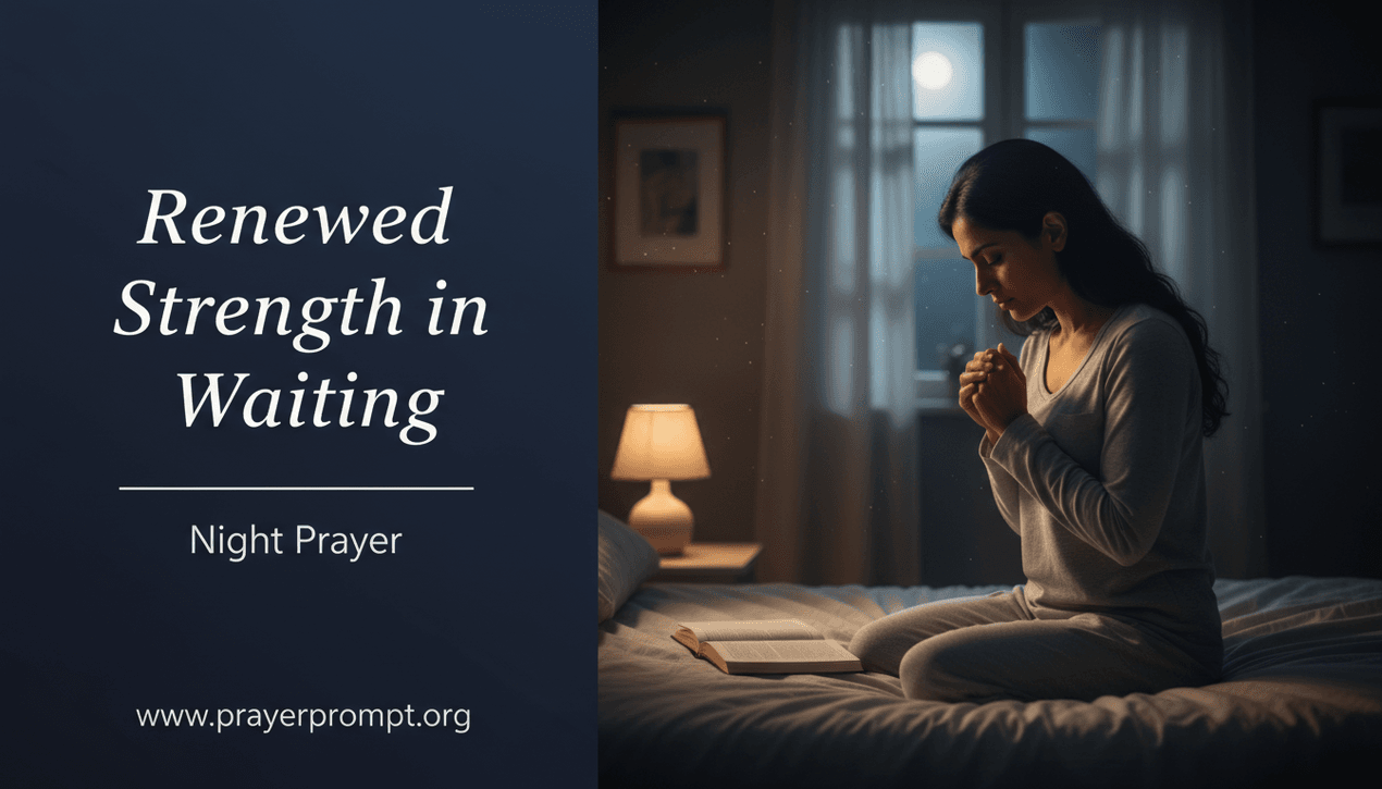 Night Prayer for April 30, 2026: Renewed Strength in Waiting