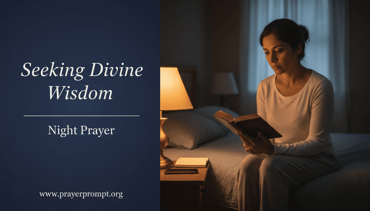 Night Prayer for May 3, 2026: Seeking Divine Wisdom 1 Night Prayer for May 3, 2026: Seeking Divine Wisdom