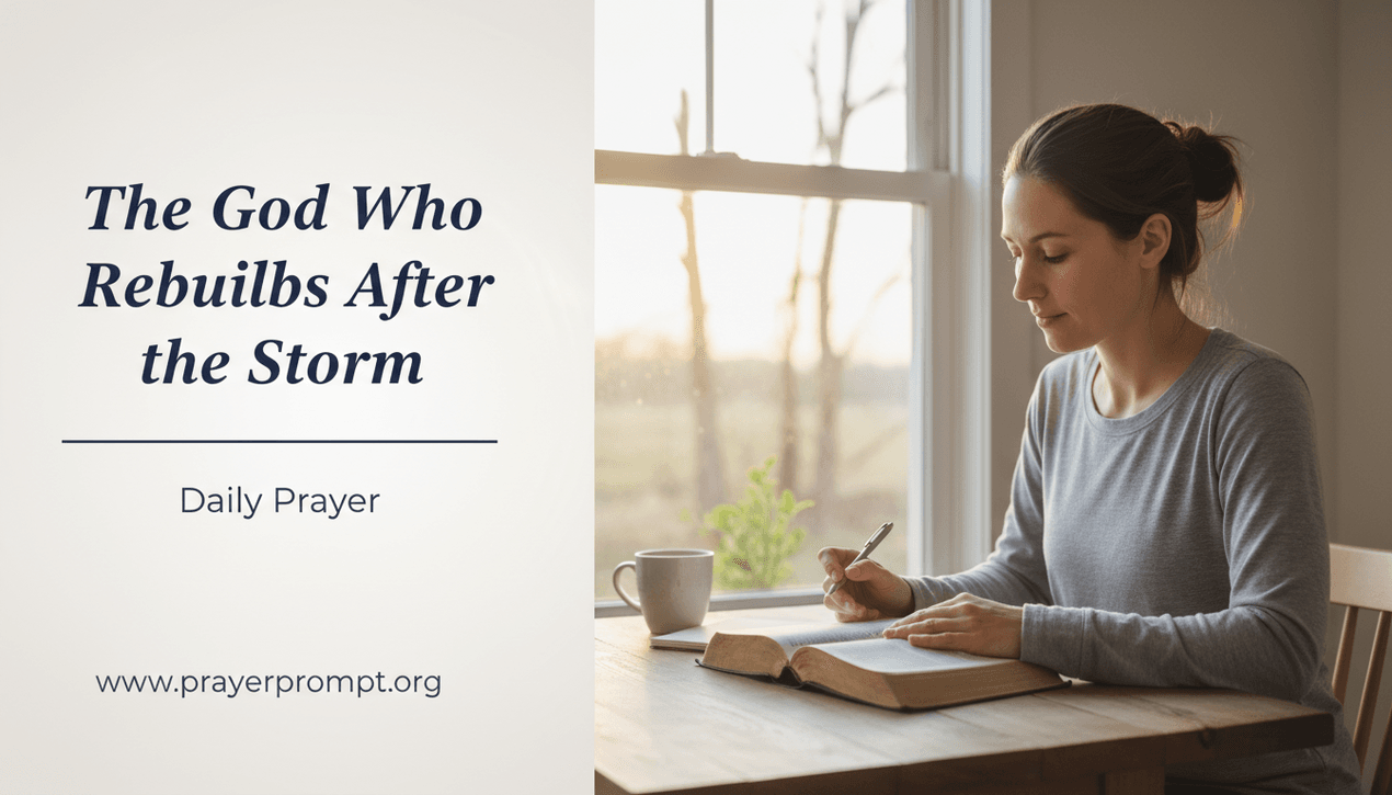 Daily Prayer for May 1, 2026: God Restores What Suffering Has Taken