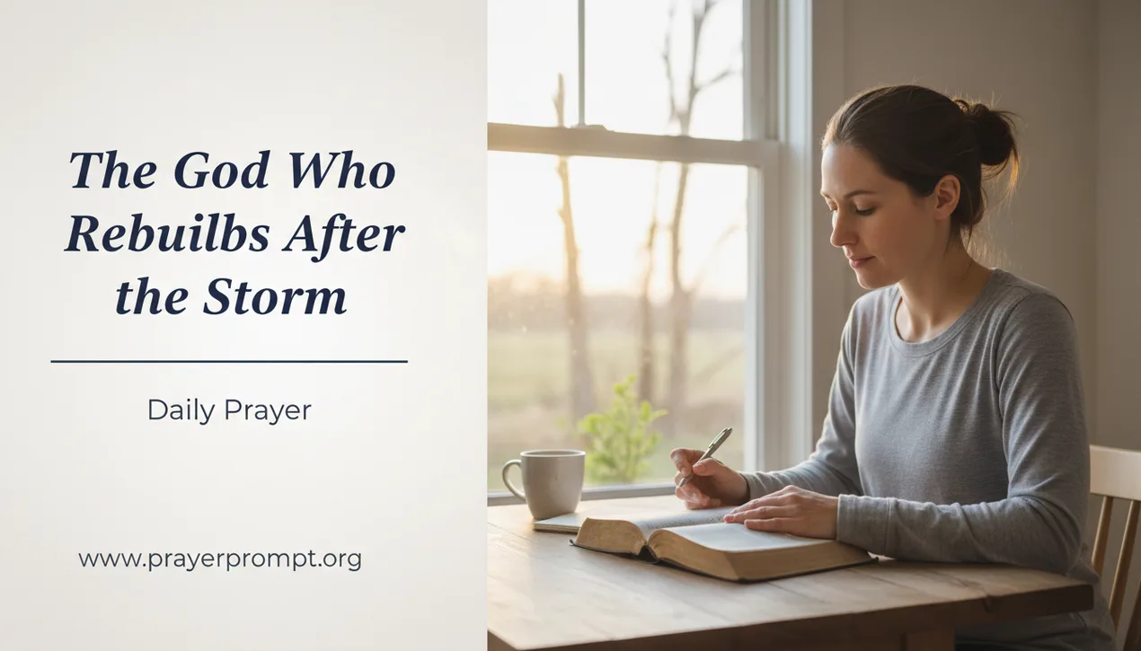 Daily Prayer for May 1, 2026: God Restores What Suffering Has Taken