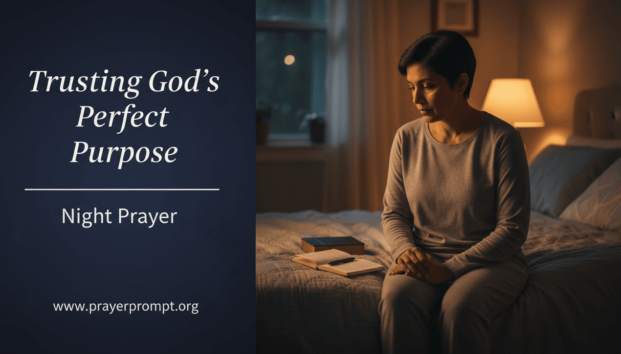 Night Prayer for May 2, 2026: Trusting God's Perfect Purpose 1 Night Prayer for May 2, 2026: Trusting God’s Perfect Purpose