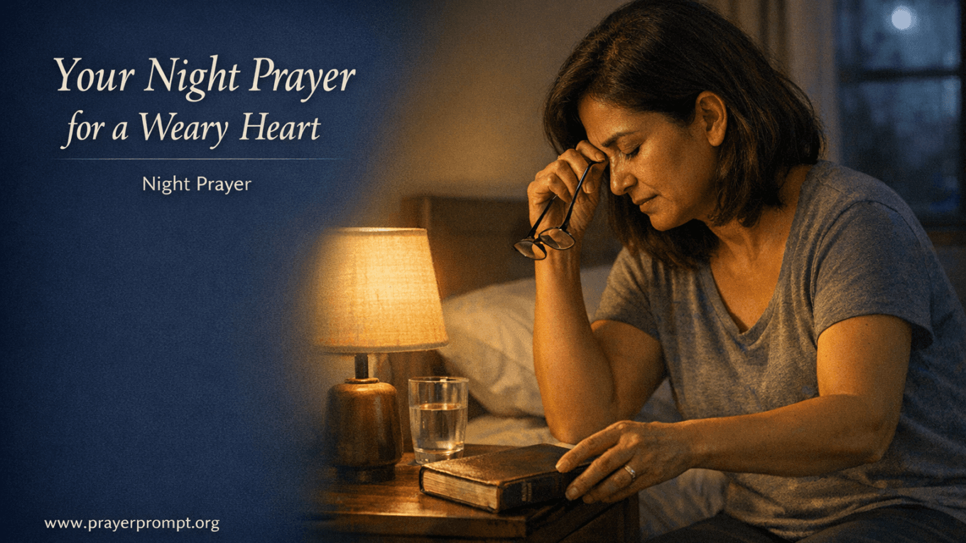 Your Night Prayer for a Weary Heart (Romans 6:4 (NKJV))