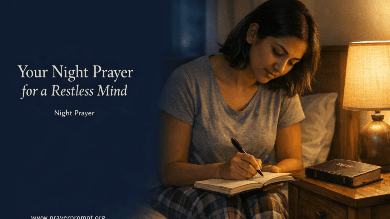 Your Night Prayer for a Restless Mind (1 John 5:12 (CSB))
