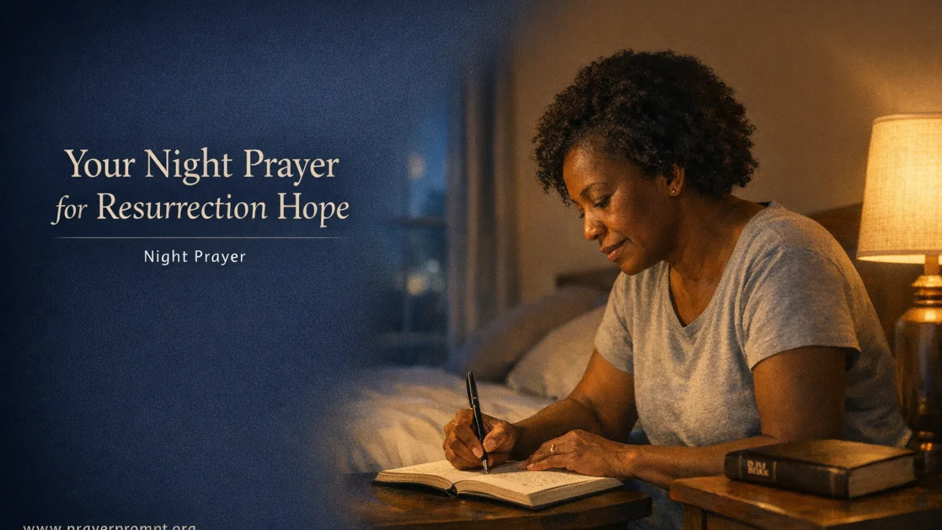 Your Night Prayer for Resurrection Hope