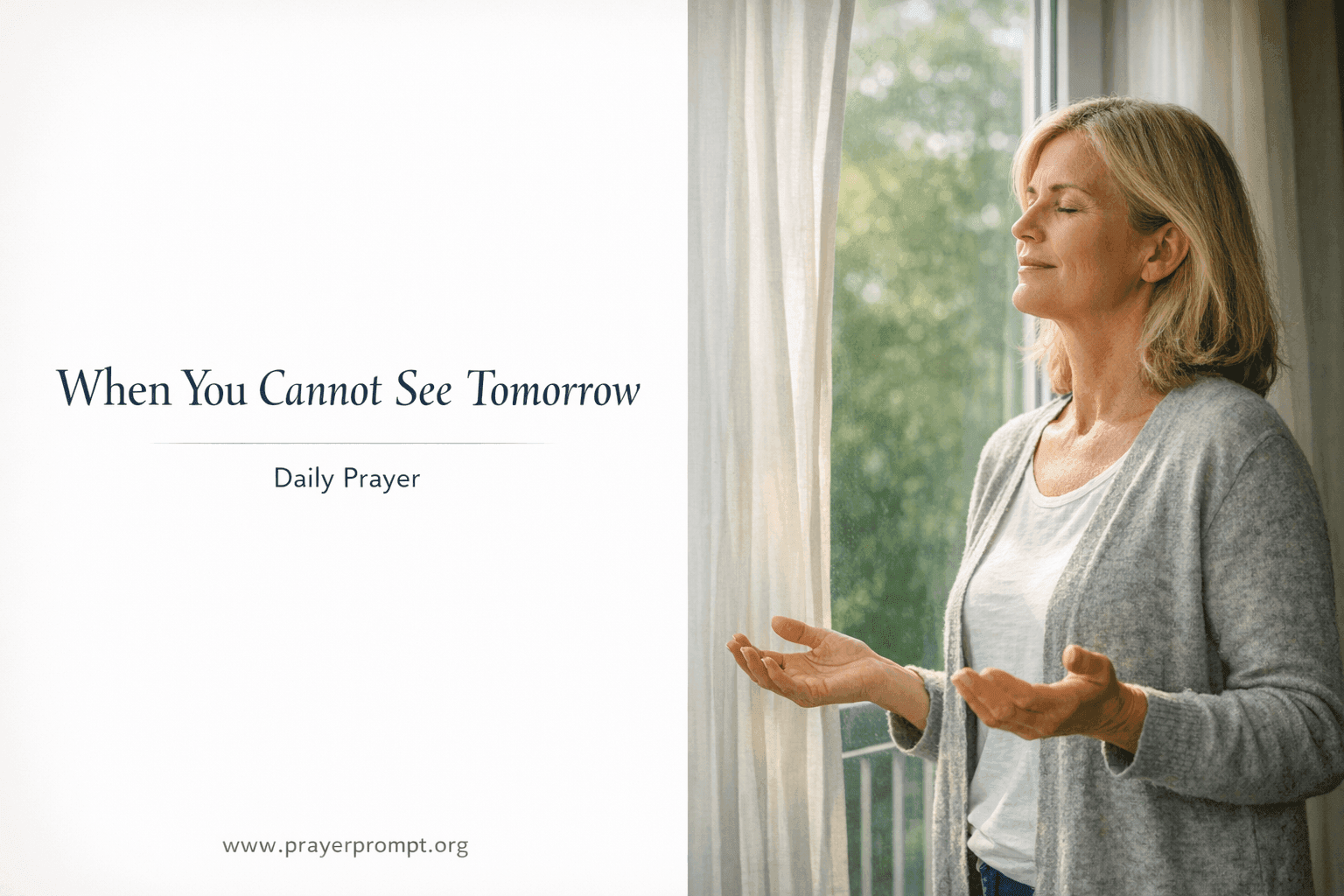 Daily Prayer for April 21, 2026: Trusting God | PrayerPrompt