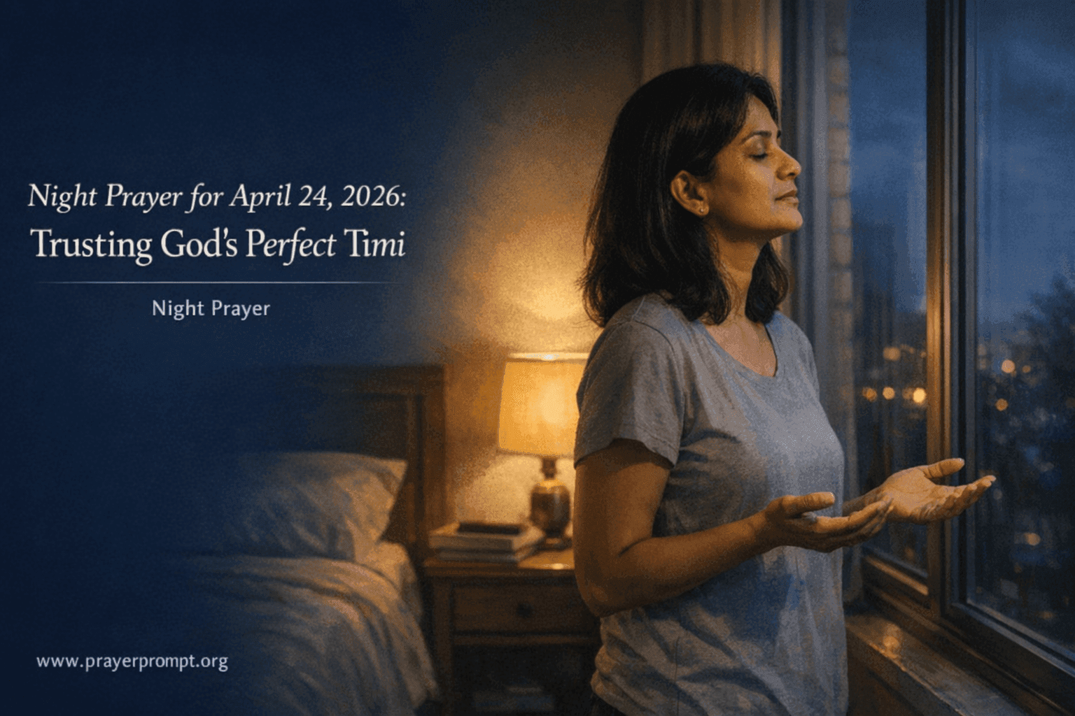 Night Prayer for April 24, 2026: Trusting God's Timing