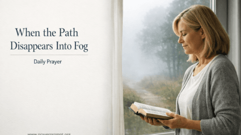 Daily Prayer for April 22, 2026: Trusting God When You Cannot See the Way