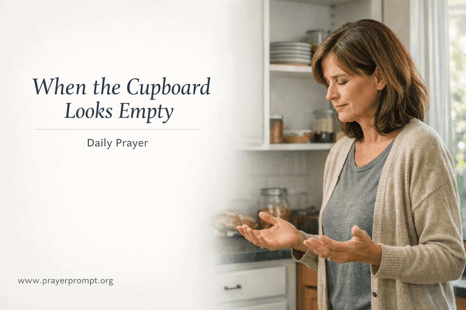 Daily Prayer for April 25, 2026: Trusting God | PrayerPrompt