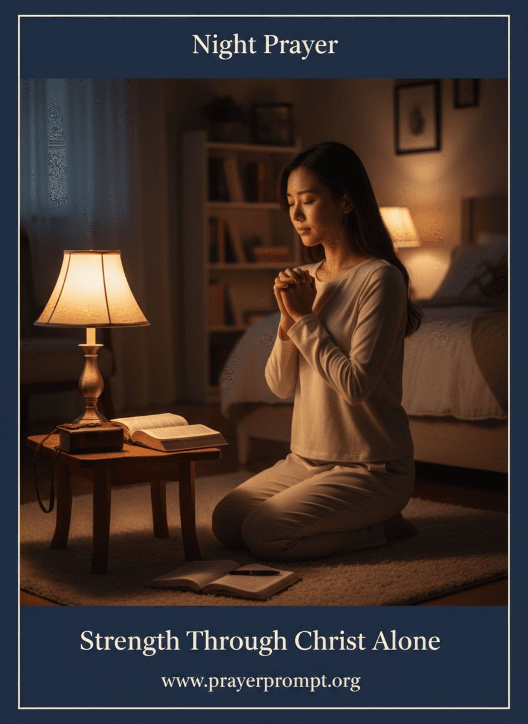 Strength Through Christ Alone | Save and Pin this Prayer