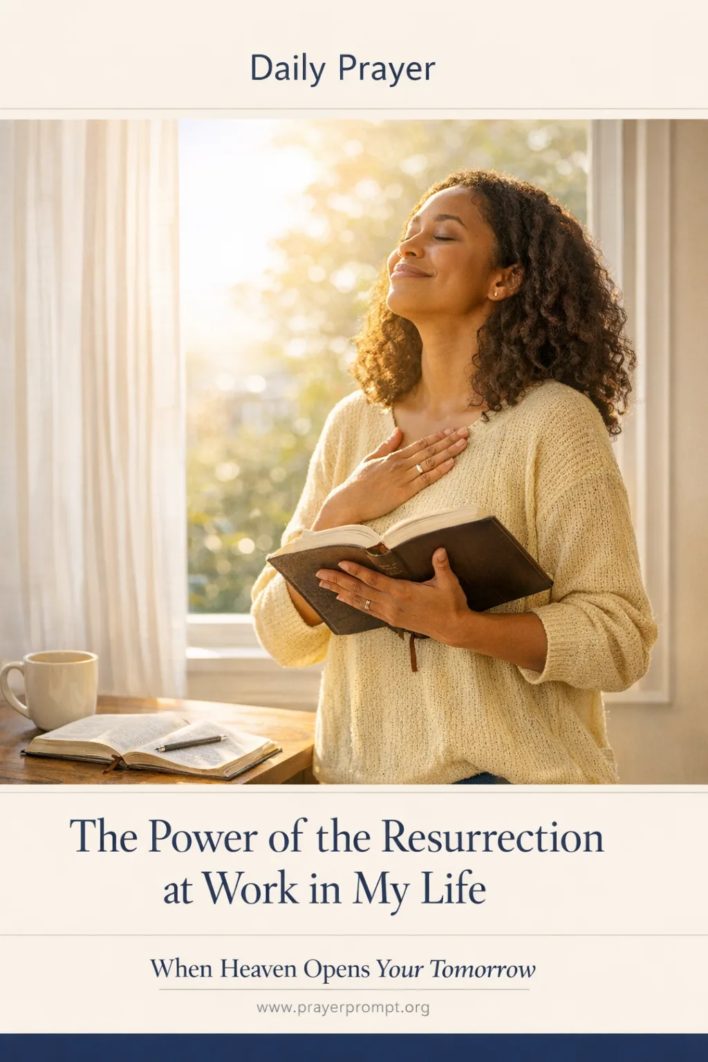 Daily Prayer for April 8 2026: Living Hope Through the Resurrection | Save and Pin this Prayer