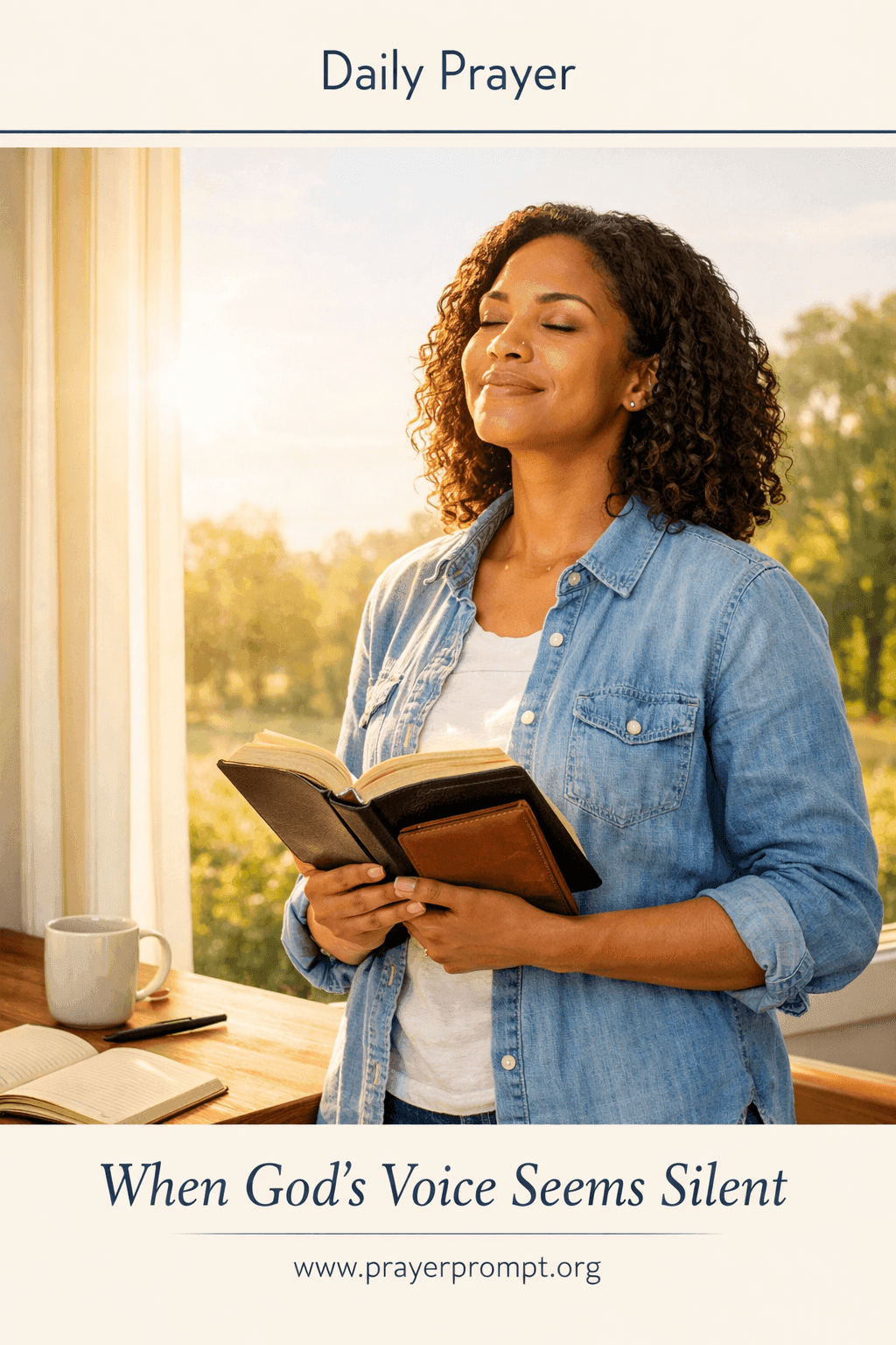When God's Voice Seems Silent | Save and Pin this Prayer