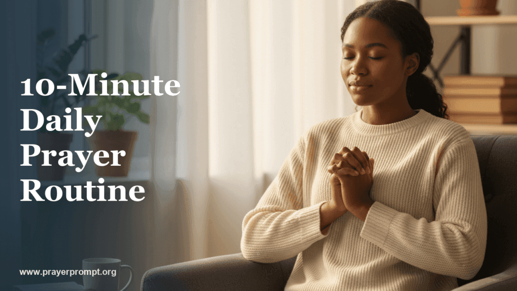 10-Minute Daily Prayer Routine | Quick Prayer Plan
