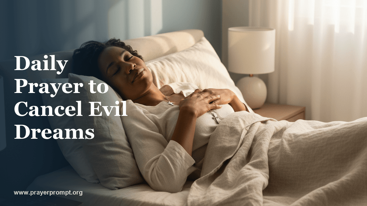 Daily Prayer to Cancel Evil Dreams 1 Daily Prayer to Cancel Evil Dreams