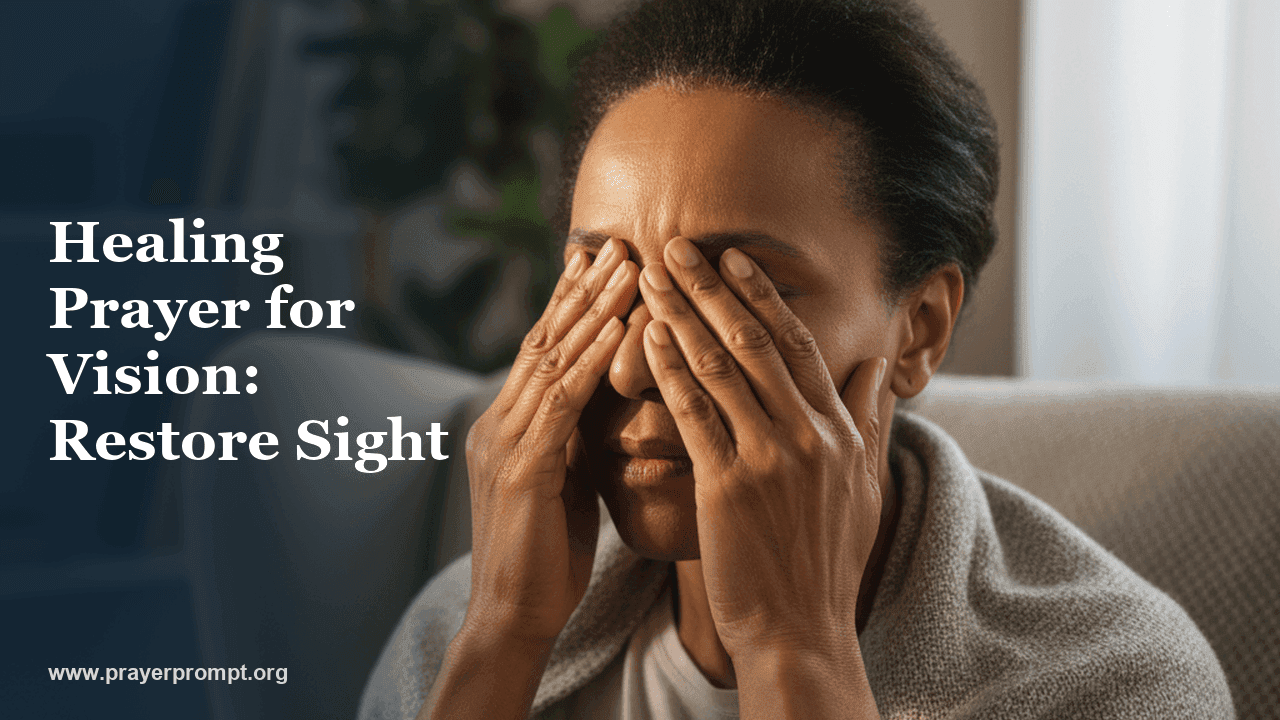 Healing Prayer for Vision Problems: Restoring Sight and Eye Health