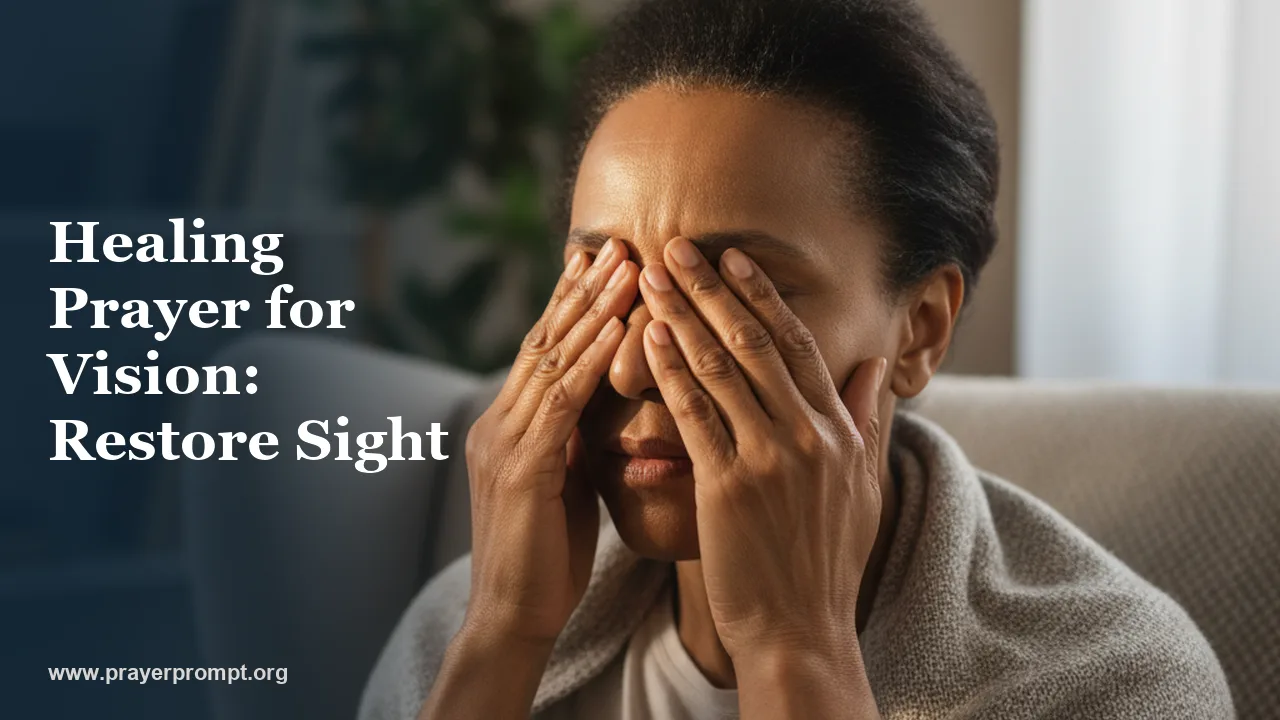 Healing Prayer for Vision Problems: Restoring Sight and Eye Health
